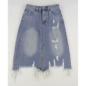 sweetkama Womens Distressed Midi Skirt, NWT